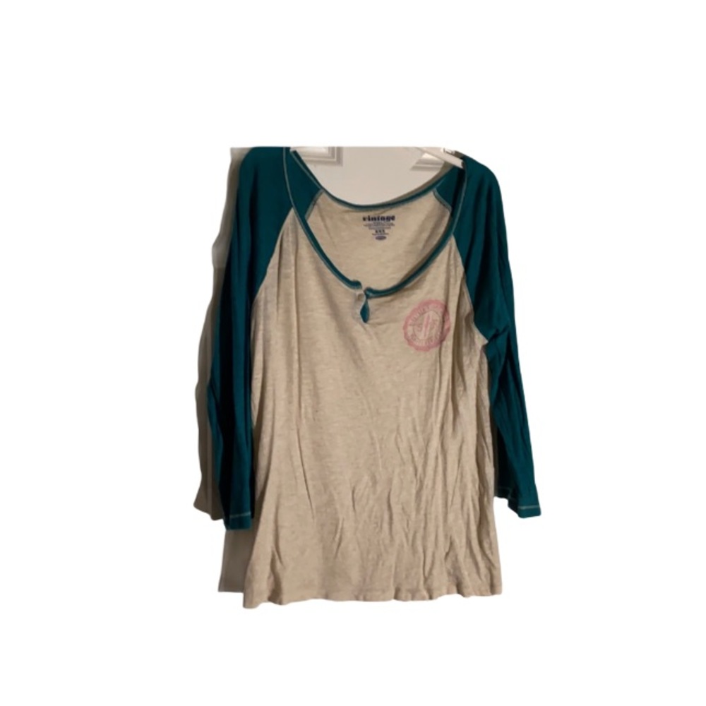 Old Navy Blue Vintage Baseball Tee - Picture 1 of 3